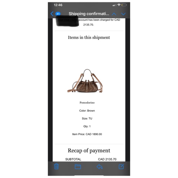 FENDI Pomodorino - Picture 5 of 6